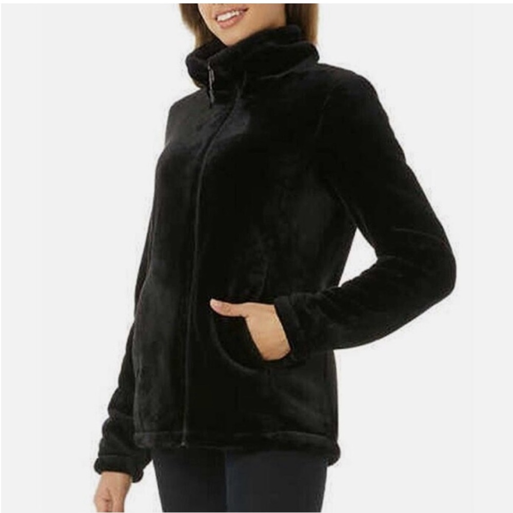 32 degree heat Women's Black Fleece Jacket M
